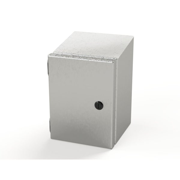 Saginaw Control & Engineering 1/4 Turn Latch Electrical Enclosures, 8 in H, 6 in D, 6 in W, NEMA 3R, 4, 4X, 12, 13 SCE-8066ELJSSST - main